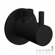 Угловой вентиль 1/2x3/8 Ravak X01828 матовый черный