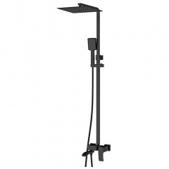 Душова колона із змішувачем KB-56007-05 Black (Колір чорний, лійка 30*30), Чехія Вишневе