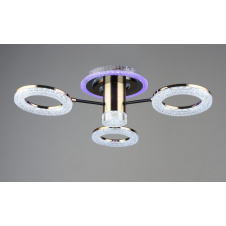 Люстра светодиодная акриловая Sirius B YH1009/3 GD+BK 46W