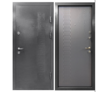 Входные двери металлические ПУ-236 Версаче серый антик/бергамо антрацит 860х960х2050 мм