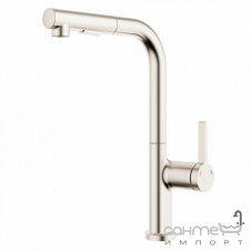 Смеситель для кухни с вытяжным изливом Аква Родос Rinimi 06 Stainless Steel нержавеющая сталь