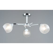 Люстра декоративная Sirius B A4073/3 WT+CH на 3 плафонов