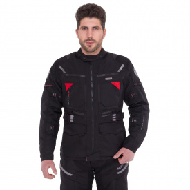 Мотокуртка с защитой NERVE 3908 2XL(50-52) Черный