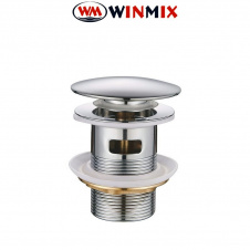Донный клапан для умывальника с переливом POP-UP-03 1 1/4'' (кнопка) , Winmix. Польша