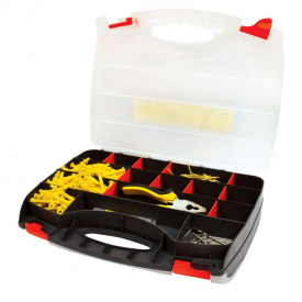 Органайзер с ручкой двусторонний MASTERTOOL 30 секций 15" (380х290х80 мм) 79-3130