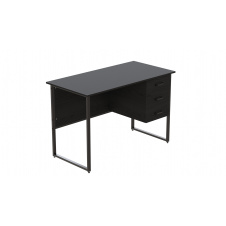 Комп'ютерний стіл Ferrum-decor Гаррі 76x120x70 чорний ДСП Сосна Кембра 32мм