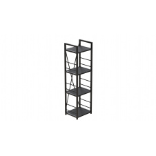 Етажерка 4/34 Ferrum-decor Серії Конект з тумбою 179x34x28 Чорний ДСП Сосна Кембра (FD1044)