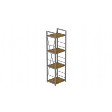 Етажерка Ferrum-decor Конект 120x34x28 см Дуб Артізан (XK00249)
