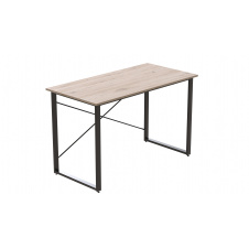 Письменный стол Ferrum-decor 75x100x60 черный ДСП Дуб Сан-Марино 32мм
