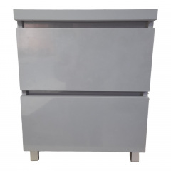 Пластиковая напольная тумба The MIX Лями Grey 3297 tought 50 см Куп'янськ