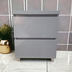 Пластиковая напольная тумба The MIX Лями Grey 3297 tought 50 см Куп'янськ