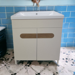 Пластиковая тумба The MIX Бостон с покрытием HPL 3243 velur 60 см Ковель