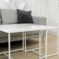 Журнальний стіл Adore Décor Квадро M Квадратний 60х60х47 см Білий Мукачево