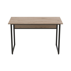 Комп'ютерний стіл Ferrum-decor Коді 75x140x60 чорний ДСП Дуб Сан-Маріно 32мм Житомир