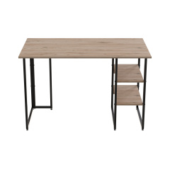 Комп'ютерний стіл Ferrum-decor Кевін 75x100x60 чорний ДСП Дуб Сан-Маріно 32мм Виноградів