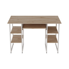 Комп'ютерний стіл Ferrum-decor Тім 75x120x60 білий ДСП Дуб Сан-Маріно 16мм Київ