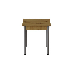 Стіл кухонний Ferrum-decor Агата 75x70x70 Сірий ДСП Дуб Артізан 16мм (AGA0062) Сумы