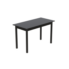 Стіл кухонний Ferrum-decor Маріо 75x120x70 Чорний ДСП Сосна Кембра 16мм (MAR0010) Камінь-Каширський