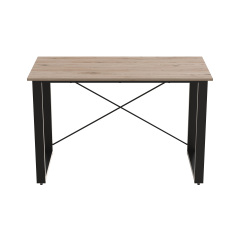 Письмовий стіл Ferrum-decor Драйв 750x1200x600 Чорний метал ДСП Дуб Сан-Маріно 16 мм (DRA023) Нова Прага