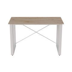 Письмовий стіл Ferrum-decor Драйв 750x1000x700 Білий метал ДСП Дуб Сан-Маріно 16 мм (DRA079) Івано-Франківськ