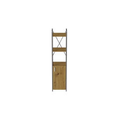 Етажерка 3/34 Ferrum-decor Серії Конект з тумбою 144x34x28 Сірий ДСП Дуб Артізан (FD1019) Ужгород