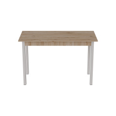 Стіл кухонний Ferrum-decor Маріо 75x120x70 Білий ДСП Дуб Сан-Маріно 16мм (MAR0030) Сарни