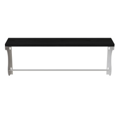 Полиця настінна Ferrum-decor Юзібі 270x500x150 метал Білий ДСП Сосна Кембра 16 мм (UZI0010) Чортков