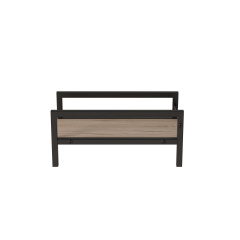 Підставка для системного блоку Ferrum-decor Нікі 21x24x45 Чорний ДСП Дуб Сан-Маріно 16мм (NIK0002) Киев