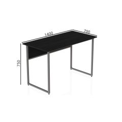 Комп'ютерний стіл Ferrum-decor Коді 75x140x70 сірий ДСП Сосна Кембра 16мм Киев