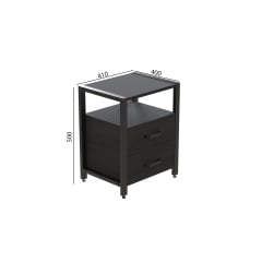 Тумба Ferrum-decor Вів'єн 2/2 50x41x40 см Сосна Кембра (XK00114) Братське