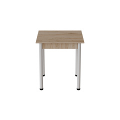 Стіл кухонний Ferrum-decor Агата 75x70x70 Білий ДСП Дуб Сан-Маріно 16мм (AGA0030) Харків
