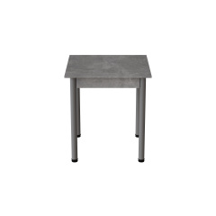 Стіл кухонний Ferrum-decor Агата 75x80x80 Сірий ДСП Бетон 16мм (AGA0049) Кобижча