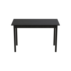 Стіл кухонний Ferrum-decor Маріо 75x120x60 Чорний ДСП Сосна Кембра 16мм (MAR0003) Доманёвка