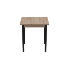 Стіл кухонний Ferrum-decor Дієго 75x70x70 Чорний ДСП Дуб Сан-Маріно 16мм (DIE0009) Запорожье