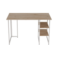 Комп'ютерний стіл Ferrum-decor Кевін 75x140x70 білий ДСП Дуб Сан-Маріно 16мм Вишневе