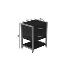 Тумба Ferrum-decor Вів'єн 2/1 50x41x40 см Сосна Кембра (XK00144) Жмеринка