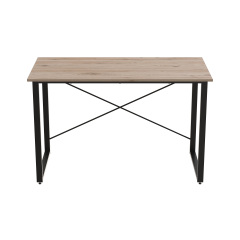 Письменный стол Ferrum-decor 75x100x60 черный ДСП Дуб Сан-Марино 32мм Новая Каховка