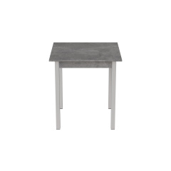Стіл кухонний Ferrum-decor Дієго 75x70x70 Білий ДСП Бетон 16мм (DIE0035) Чернигов
