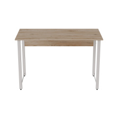 Комп'ютерний стіл Ferrum-decor Курт 75x140x70 білий ДСП Дуб Сан-Маріно 16мм Михайловка
