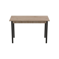 Стіл кухонний Ferrum-decor Маріо 75x120x70 Чорний ДСП Дуб Сан-Маріно 16мм (MAR0009) Ясногородка