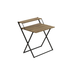 Стол трансформер Компакт 2 Ferrum-decor 750x790x720 Черный металл ДСП Дуб Артизан 16 мм (KOM206) Гайсин