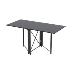 Стол-книжка трансформер Орион 2 Ferrum-decor 750x1520x730 Черный металл ДСП Сосна Кембра 16 мм (ORI203) Акимовка