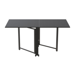 Стол-книжка трансформер Орион 2 Ferrum-decor 750x1520x730 Черный металл ДСП Сосна Кембра 16 мм (ORI203) Акимовка