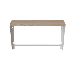 Полиця настінна Ferrum-decor Світ 300x500x150 метал Білий ДСП Дуб Сан-Маріно 16 мм (SVI0009) Вишневое