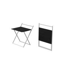 Стол трансформер Компакт 1 Ferrum-decor 750x790x720 Белый металл ДСП Сосна Кембра 16 мм (KOM110) Ужгород