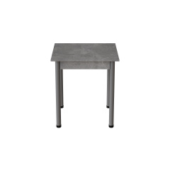 Стіл кухонний Ferrum-decor Агата 75x70x70 Сірий ДСП Бетон 16мм (AGA0063) Лосинівка
