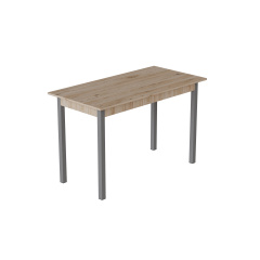 Стіл кухонний Ferrum-decor Маріо 75x120x60 Сірий ДСП Дуб Сан-Маріно 16мм (MAR0044) Полтава