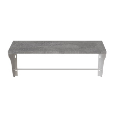 Настінна полиця Ferrum-decor Комфі 260x600x240 метал Білий ДСП Бетон 16 мм (KOM0035) Винница