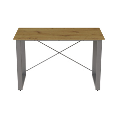 Письмовий стіл Ferrum-decor Драйв 750x1200x600 Сірий метал ДСП Дуб Артізан 32 мм (DRA160) Одеса