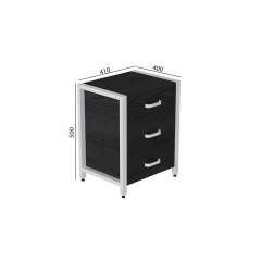 Тумба Ferrum-decor Вів'єн 3 50x41x40 см Сосна Кембра (XK00156) Київ